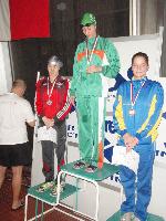 vyhlášení 50M starší dorostenky - 1. Alžběta Řehořková