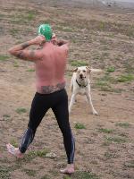 Ace a Lucho stojí 5m pod obvyklou hladinou :)