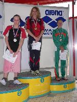 vyhlášení 50M starší dorostenky - 3. Alžběta Řehořková