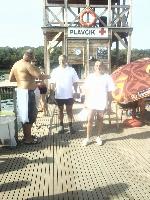 vyhlášení 5km starší dorostenky - 1. Žaneta Guthová