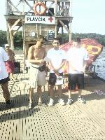 vyhlášení 10km starší dorostenci - 3. Pepa Kučera