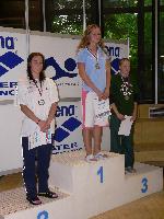 vyhlášení 200M - 3. Petra Bauerová