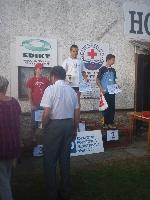 vyhlášení 3km starší žáci - 1. Matěj Kozubek