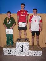 vyhlášení 400PZ muži - 2. Matěj Kozubek