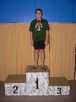 vyhlášení 800K muži - 1. Matěj Kozubek