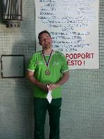 vyhlášení 3km muži masters C - 3. Jan Srb