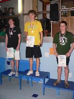 vyhlášení 400K muži - 3. Matěj Kozubek