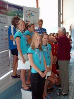 vyhlášení 4x50PŠ starší žačky - 2. Kíťa a Andy