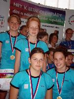 vyhlášení 4x50K starší žačky - 1. Kíťa a Andy