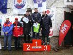 vyhlášení 3 km muži - 2. Martin břenda a 3. Petr Tomášek