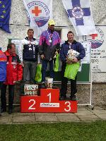 vyhlášení 10 km muži nad 40 let - 3. Josef Kysilka