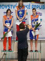 vyhlášení 200M ženy - 2. Lenka Jarošová