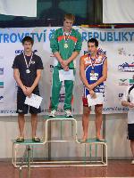 vyhlášení 50M starší dorostenci - 1. Tomáš Havránek