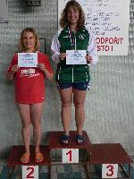 vyhlášení 3km M-D ženy: 1. Kateřina Skuhrová