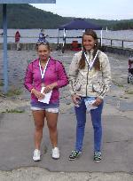 Vyhlášení 2,5 km ženy - 1. Tereza Skuhrová