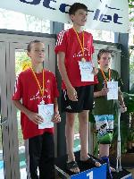 vyhlášení 200M žáci 1999 - 3. Michal Boudník