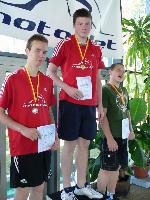 vyhlášení 400K žáci 1998 - 3. Tomáš Kozubek