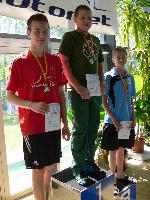 vyhlášení 1500K žáci 1998 - 1. Tomáš Kozubek