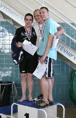 vyhlášení 100 M sd: 1. Tomáš Havránek 