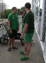 nadýchat se čerstvého vzduchu před závodem 