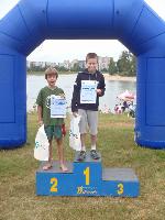 vyhlášení 1km mladší žáci - 2. Pavel Šolín