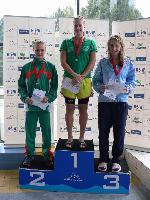 vyhlášení 200P ženy - 1. Tereza Martínková, 2. Tereza Tučková