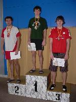 vyhlášení 50K muži - 1. Štěpán Cagaň