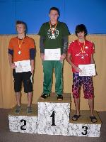 vyhlášení 200Z muži - 1. Matěj Kozubek (zastupuje Tom)