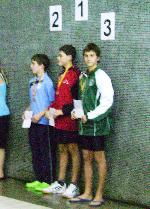 vyhlášení 100 P žáci 99: 3. Martin Jirota 