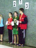 vyhlášení 200 M žáci 99: 1. Michal Boudník 