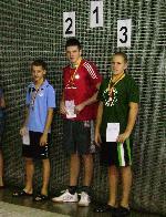 vyhlášení 400 VZ žáci 98: 3. Tomáš Kozubek 