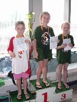 vyhlášení 100PZ žačky 2004-5 - 1. Veronika Muselová, 3. Klára Grécová