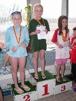 vyhlášení 50M žačky 2004-5 - 1. Klára Grécová