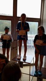 vyhlášení 50 M žačky 2004 - 2. Veronika Muselová