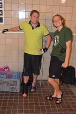 trenér se závodnicí