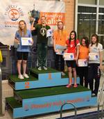 vyhlášení finále 100K žačky 2001 - 1. Tereza Muselová