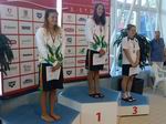 vyhlášení 50M starší dorostenky - 2. Anna Kolářová