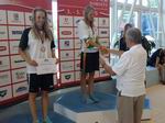 vyhlášení 100P starší dorostenky - 1. Kristýna Horská, 2. Karolína Marešová