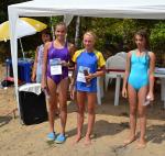 vyhlášení 1km žačky - 2. Tereza Zaňková