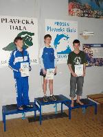 vyhlášení 400K starší žáci - 3. Patrik Jirát