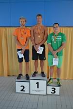 vyhlášení 1500K muži - 3. Matěj Kozubek