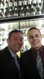 Matěj Kozubek s trenérem Janem Srbem