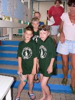 kluci před startem kraulové štafety