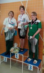 vyhlášení ženy masters - 1. Marcela Šťastná, 2. Alena Pospíšilová, 3. Jaroslava Votrubová