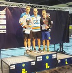 vyhlášení 200M muži - 1. Tomáš Havránek