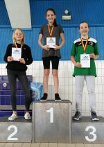 vyhlášení žákyně 2005 - 2. Klára Svobodová (nepřítomnost zastoupila Julie), 3. Soňa Nováková