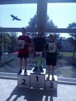 vyhlášení žáci 2006 1NM - 1. Jakub Chára a 3. Ondřej Šimsa