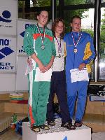 vyhlášení 100M starší dorostenky - 2. Tereza Hromádková