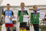 vyhlášení žáci 2006 5km - 1. Václav Eybl, 3. Ondřej Šimsa