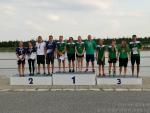 vyhlášení 4x1250 mix OPEN - 1. Štěrbová L., Pleskotová, Štěrba V., Kozubek M., 3. Štěrbová M., Straka, Ulipová, Renc J.